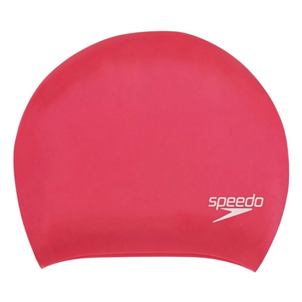 Шапочка для плавания Speedo Long Hair Cap розовый/белый 8-06168A064