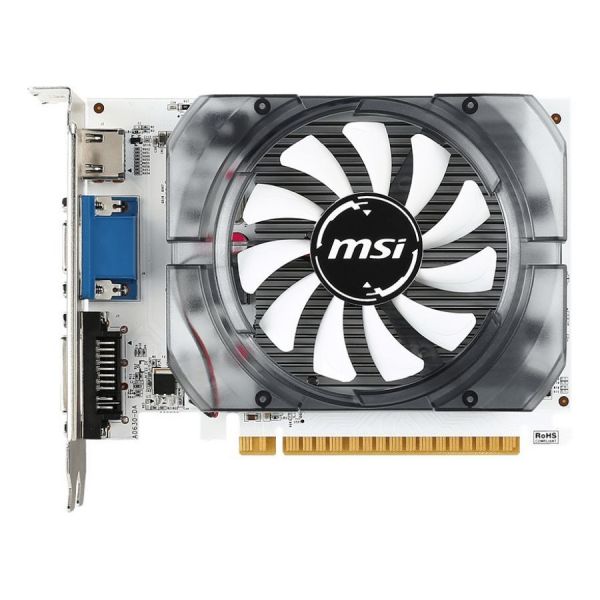 Видеокарта MSI NVIDIA GeForce GT 730 (N730-2GD3V3) N730-2GD3V3, 2 Гб, GDDR3